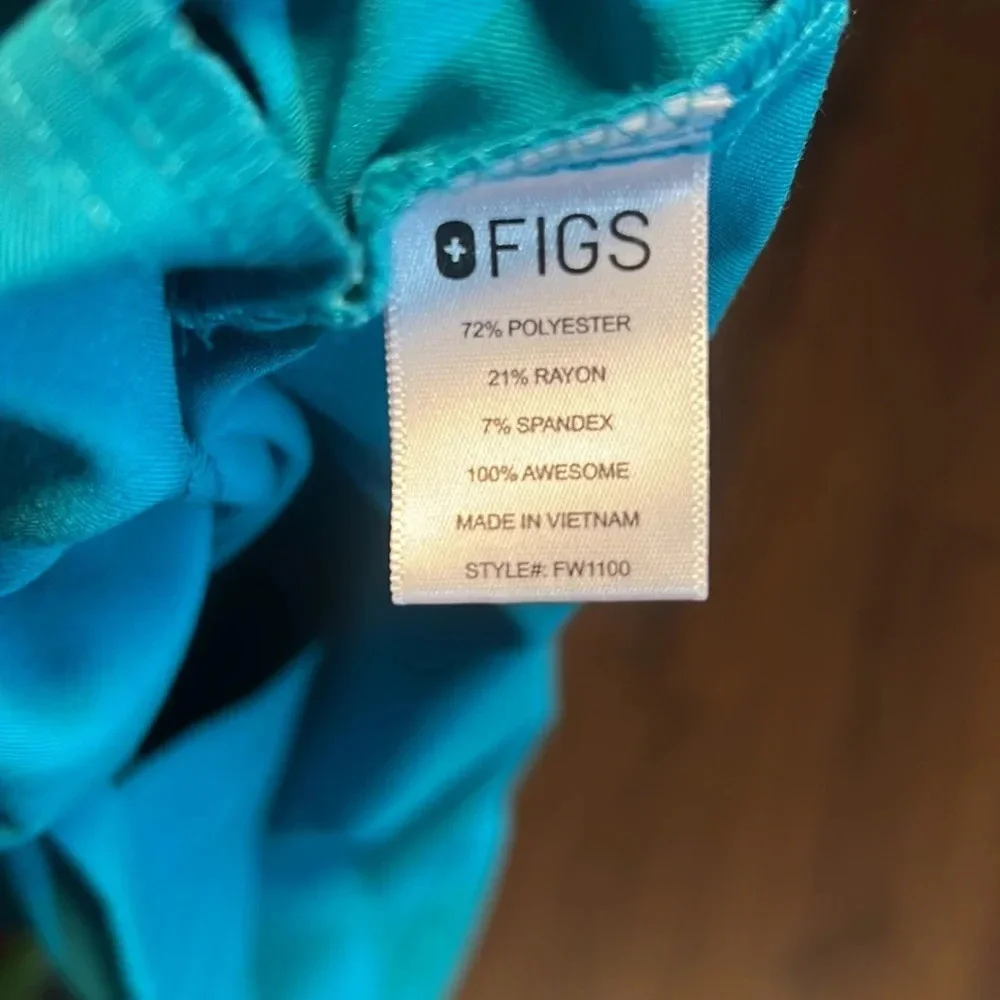 Figs top. Size XS Aqua blue - Picture 4 of 4